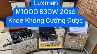 Ngày 4/5  Âm ly đẹp,giá rẻ.Victor S71,Pioneer CT4...#luxman 830W khoẻ không cưỡng được !