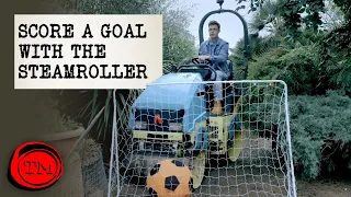 Make a Statue THEN Score a Goal With the Steamroller | Full Task