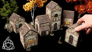 How to Make a Massive Village in Just a Few Days for Tabletop Gaming
