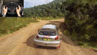 Peugeot 206 WRC | Dirt Rally 2.0 Steering Wheel Gameplay