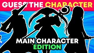 GUESS THE ANIME CHARACTER BY SILHOUETTE ⭐ MAIN CHARACTER EDITION