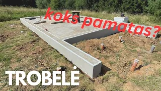 Statau Trobelę #1. Pamatas su padu krosniai #tinyhouse