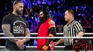 FULL MATCH - Veer Mahaan vs Giant Roman Reigns : Clash At The Castle 2022 - WWE 2K22