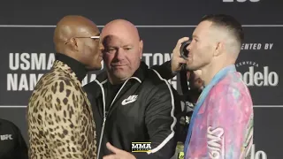 UFC 268 Press Conference Staredowns, Usman vs. Covington, More | UFC 268 | MMA Fighting