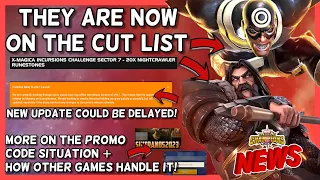 Champs Added To The Cut List | New Update Potentially Delayed? | More On The Promo Code Stuff [MCN]