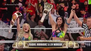 Raquel Rodriguez & Liv Morgan wins WWE Women's Tag Team Titles | RAW April 10, 2022 WWE