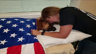 SJC K-9 Invey honored at funeral