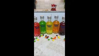 Skittles Vodka Bottles 🍬 #shorts