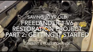 Freelander V6 Restoration Part 2 Cambelt (!), Pulleys, Starting