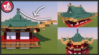 Roof principle TUTORIAL - Ancient Japanese - Minecraft