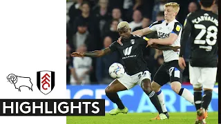 Derby 2-1 Fulham | EFL Championship Highlights | Rams Postpone Promotion Celebrations