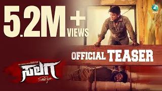 "SALAGA"  Official Teaser | "SALAGA" Kannada Movie | Duniya Vijay | Sanjana Anand | Dhananjaya