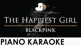 BLACKPINK - The Happiest Girl - Piano Karaoke Instrumental Cover with Lyrics