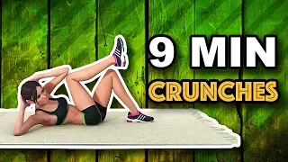 9 Min Crunches For A Flat Stomach