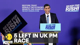 UK PM Race: 5 contenders qualify for Tory leadership, Rishi Sunak tops second round of voting | WION