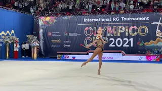 Arina Averina Clubs AA 29.50 IT Olympico Moscow 2021