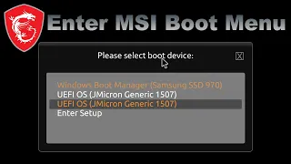How to Enter Boot Menu on MSI Motherboard 2023