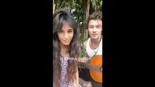 Camila Cabello, Shawn Mendes - Live on Instagram (For Together At Home Concert)