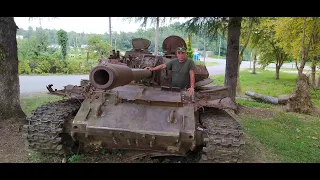 танк т 62 подорваный на фугасе