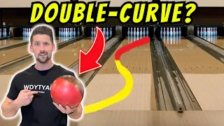 This BIZARRE Bowling Ball Literally DOUBLE CURVES￼