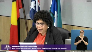 Public hearing 8: Experiences of First Nations people, Brisbane - Day 1