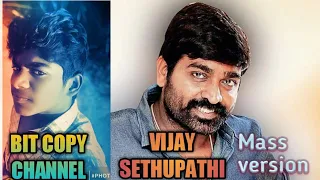 Vijay Sethupathi mass version 😎😎😎