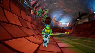 Nickelodeon Kart Racers 3: Slime Speedway - Cowabunga Cup Slow Difficulty Leonardo