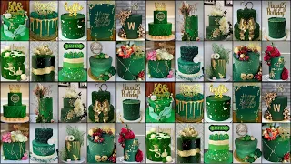 💚Green Cake Design 2024/Green Cake/Cake Design/Anniversary Cake/Birthday Cake Design/Cake Decorating