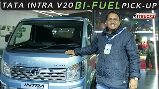 Tata Intra Bi-Fuel Pickup at the 2023 Auto Expo: Detailed Video