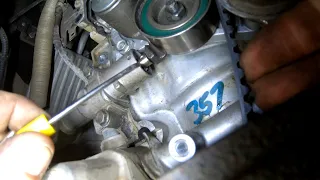 Honda / Acura V6 engine ticking,  knocking, rattle noise from bad timing belt tensioner