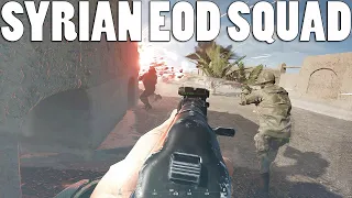 MODDED SYRIAN EOD SQUAD IN HEAVY COMBAT - Squad Middle East Escalation Mod Gameplay
