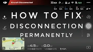 How to fix the biggest issue on the DJI Mavic Air ~ Aircraft Disconnect DJI Mavic and DJI Spark.