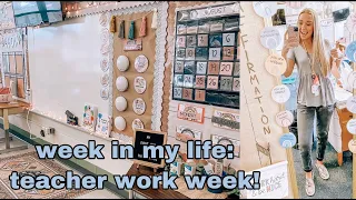 WEEK IN MY TEACHER LIFE: teacher work week!
