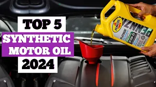 TOP 5 - BEST SYNTHETIC MOTOR OIL IN 2024🔥🔥🔥