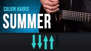 Calvin Harris - Summer (como tocar / how to play - aula de violão)