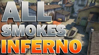 ALL THE IMPORTANT SMOKES INFERNO | CSGO / CS2 | [2023] | 128tick