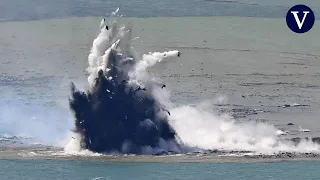 La erupción de un volcán submarino en Japón provoca la aparición de una pequeña isla