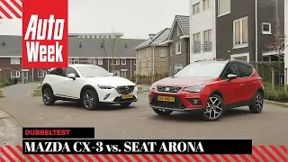 Mazda CX-3 vs. Seat Arona - AutoWeek Dubbeltest - English subtitles