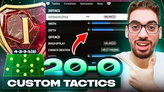 *POST PATCH* 20-0 BEST META 4231(2) CUSTOM TACTICS & INSTRUCTIONS IN FC 24 ULTIMATE TEAM