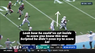 Rigged jalen ramsey interception vs New England Patriots | what a coincidence on his first day back