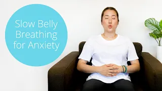 Slow Belly Breathing Meditation for CALMING ANXIETY