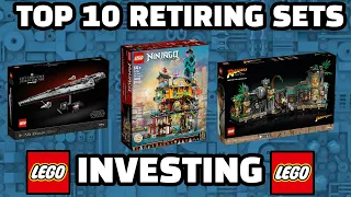 TOP 10 Retiring LEGO Sets you should Invest in | How to make MONEY selling LEGO | (2024)