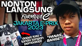 SERU BANGET! PERDANA NONTON LANGSUNG BALAPAN FORMULA E DI TREKNYA GES!😍| VLOG FORMULA E JAKARTA 2023