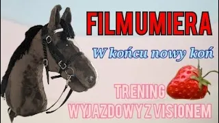 FILM UMIERA...😬 Trening wyjazdowy z Visionem, jeżdżę na koniach Ami, Nowy koniur?