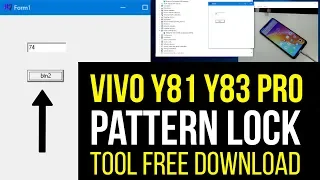 VIVO Y81 & Y81 PRO Pattern Lock Remove with Format Tool it's free