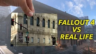 Fallout 4: REAL LIFE vs In-Game Landmarks