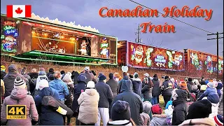 🇨🇦  Canadian Pacific Holiday Train 2023 Arrived to Canada Today | Canada Christmas Train