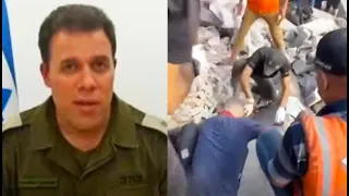 WATCH: IDF Spokesperson Blames PALESTINIANS For Not Evacuating