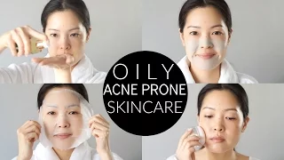 Basic Oily & Acne-Prone Skincare Routine and Essentials!