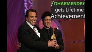 Dharmendra | Shahrukh Khan | Dilip Kumar Dharmendra Saira Bano live on stage | zee cinema award |
